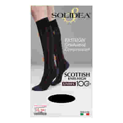 SCOTTISH KNEE-HIGH 100 UNISEX GAMBALETTO FANTASIA BLU NAVY L