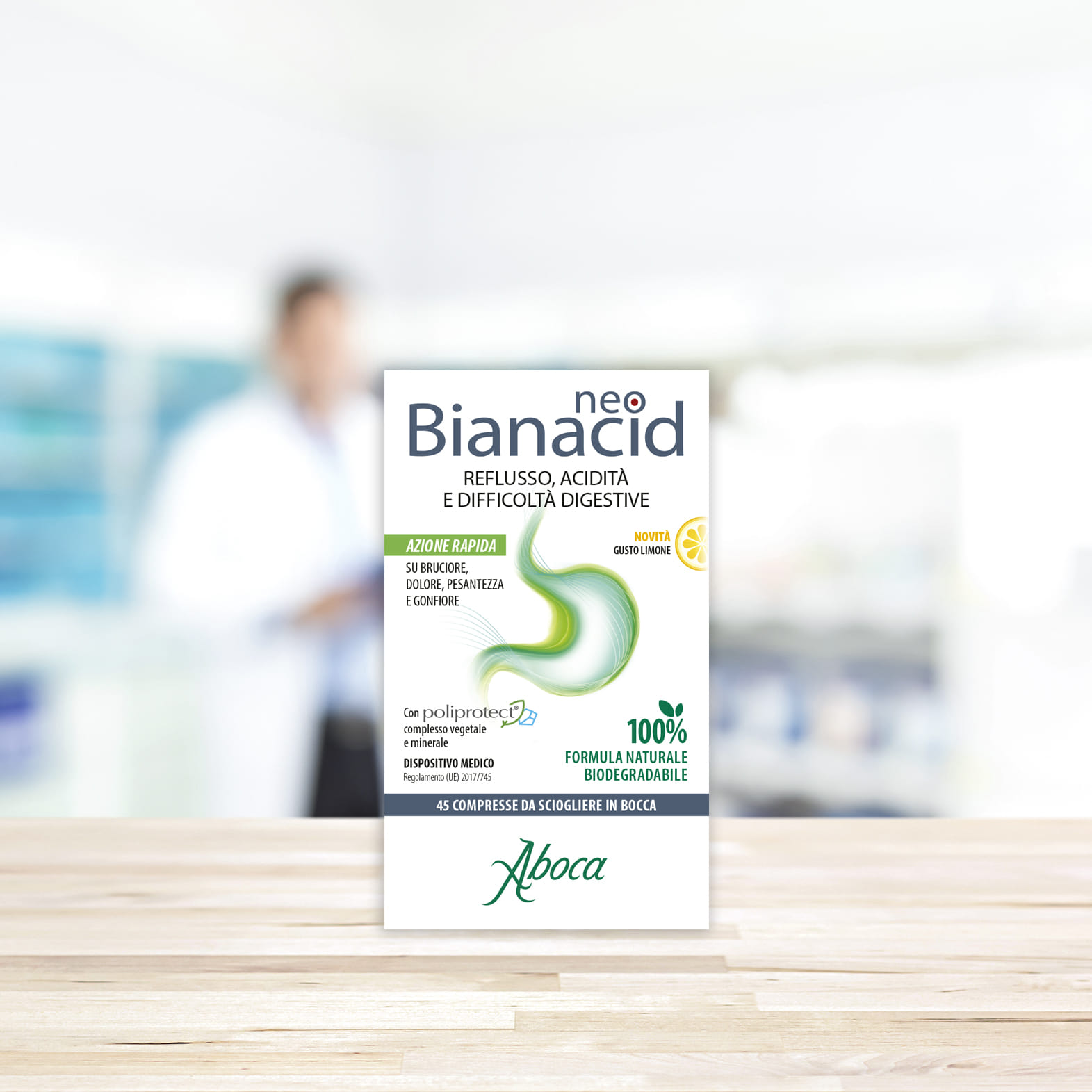 NEOBIANACID 45 COMPRESSE LIMONE