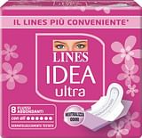 IDEA ULTRA ASSORBENTE FLUSSI ABBONDANTI CON ALI 8 PEZZI