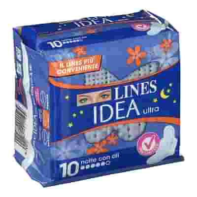 IDEA ULTRA ASSORBENTE NOTTE CON ALI 10 PEZZI