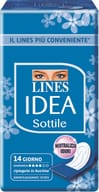 LINES IDEA ASSORBENTE SOTTILE RIPIEGATO ANATOMICO 14 PEZZI