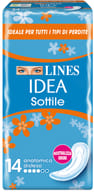 LINES IDEA ASSORBENTE SOTTILE DISTESO ANATOMICO 14 PEZZI