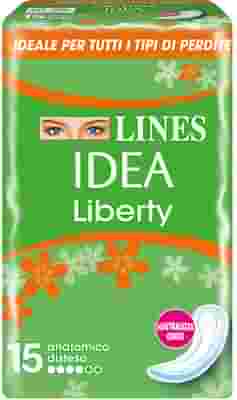 LINES IDEA ASSORBENTE LIBERTY ANATOMICO 15 PEZZI