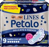 LINES PETALO BLU ASSORBENTE NOTTE 9 PEZZI