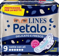 LINES PETALO BLU ASSORBENTE NOTTE 9 PEZZI