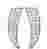 BJT983 ORECCHINI CRYSTAL WHITE STAINLESS STEEL