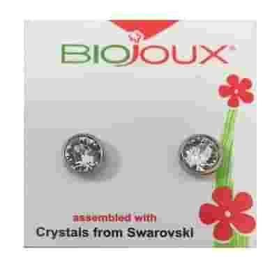 BJT985 ORECCHINI PEARL CRYSTAL STAINLESS STEEL
