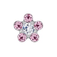 BJT986 ORECCHINI MOON RAY STAINLESS STEEL