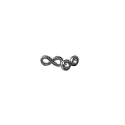 BJT987 ORECCHINI INFINITY C STAINLESS STEEL