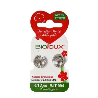 BJT994 ORECCHINI TREE LIFE STAINLESS STEEL BJT994 ORECCHINI TREE LIFE STAINLESS STEEL