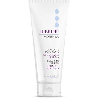 VIDERMINA LUBRIPIU' OLIO LATTE DETERGENTE SECCHEZZA INTIMA 200 ML VIDERMINA LUBRIPIU' OLIO LATTE DETERGENTE SECCHEZZA INTIMA 200 ML