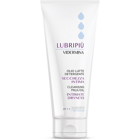 VIDERMINA LUBRIPIU' OLIO LATTE DETERGENTE SECCHEZZA INTIMA 200 ML