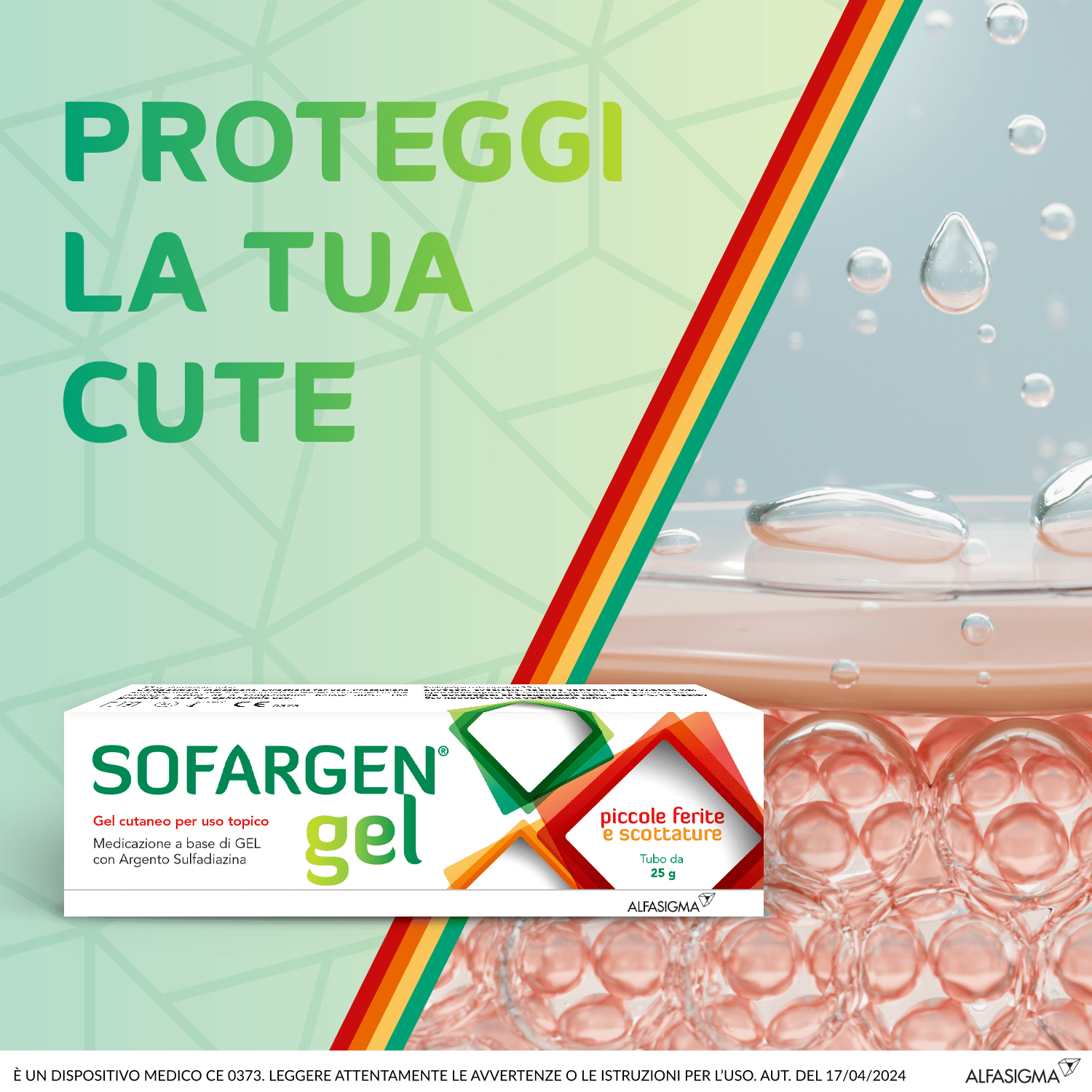 MEDICAZIONE IN GEL SOFARGEN TUBO 25 G