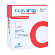 MEDICAZIONE AVANZATA CONVAMAX SUPERABSORBER NON-ADHESIVE 12,5X12,5 CM 10 PEZZI