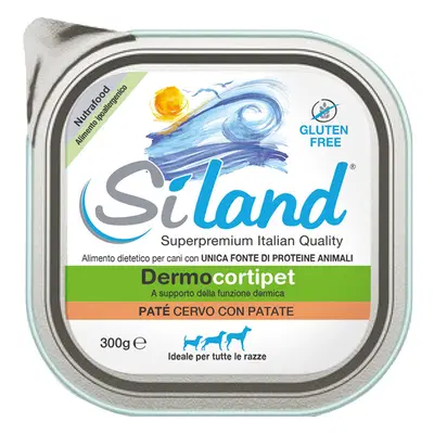 SILAND DERMOCORTIPET UMIDO CANE CERVO/PATATA 300 G SILAND DERMOCORTIPET UMIDO CANE CERVO/PATATA 300 G