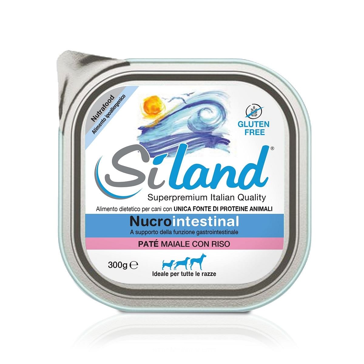 Siland Nucrointestinal Umido Cane Maiale/Riso 300 G