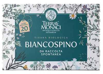 TERRAE MONACI BIANCOSPINO TISANA BIO 20 FILTRI TERRAE MONACI BIANCOSPINO TISANA BIO 20 FILTRI