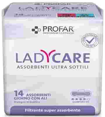 PROFAR LADY CARE ASSORBENTI BIO GIORNO ANATOMICI 14 PEZZI