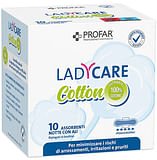 PROFAR LADY CARE ASSORBENTI BIO NOTTE CON ALI 10 PEZZI