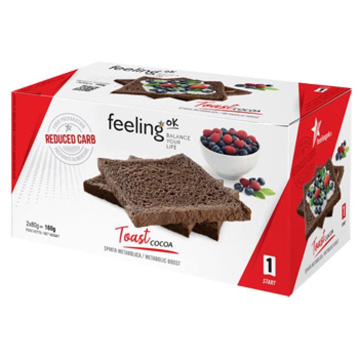 FEELING OK TOAST COCOA START 2X80 G