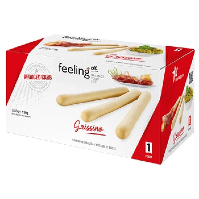 FEELING OK GRISSINO NATURAL START 3X50 G