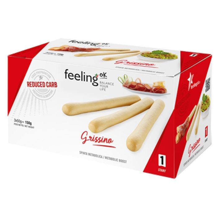 Feeling Ok Grissino Sesamo Start 3 Confezioni 50 G