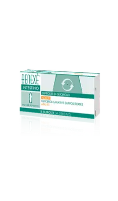 SUPPOSTE DI GLICEROLO PER ADULTI BENEXE' INTESTINO 18 PEZZI SUPPOSTE DI GLICEROLO PER ADULTI BENEXE' INTESTINO 18 PEZZI