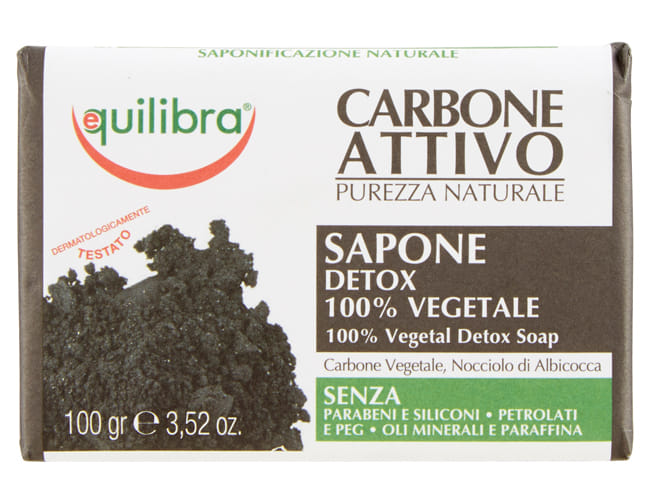 EQUILIBRA CARBONE ATTIVO SAPONE 100% VEGETALE 100 G