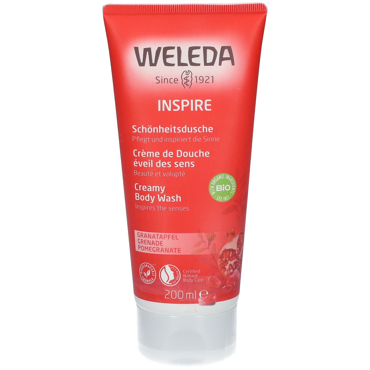 Weleda Inspire Doccia Cremosa Melograno 200 Ml