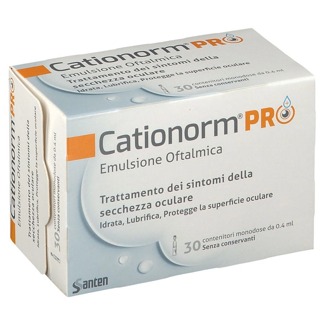 Cationorm Pro Ud 30 Flaconcini Monodose Da 0,4 Ml
