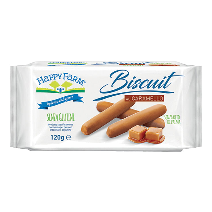 Happy Farm Biscuit Caramello 120 G