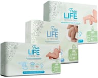 FREELIFE BY BEBECASH PANNOLINI MIDI TAGLIA 3 4-9 KG GIROVITA 35-56 CM 52 PEZZI