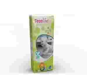 FREELIFE BY BEBECASH PANNOLINI MAXI TAGLIA 4 7-18 KG GIROVITA 38-60 CM 48 PEZZI