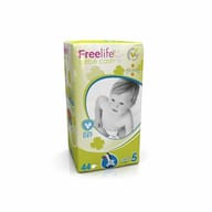 FREELIFE BY BEBECASH PANNOLINI JUNIOR TAGLIA 5 11-25 KG GIROVITA 41-62 CM 42 PEZZI