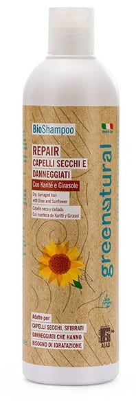 GREENATURAL BIO SHAMPOO REPAIR KARITE 400 ML