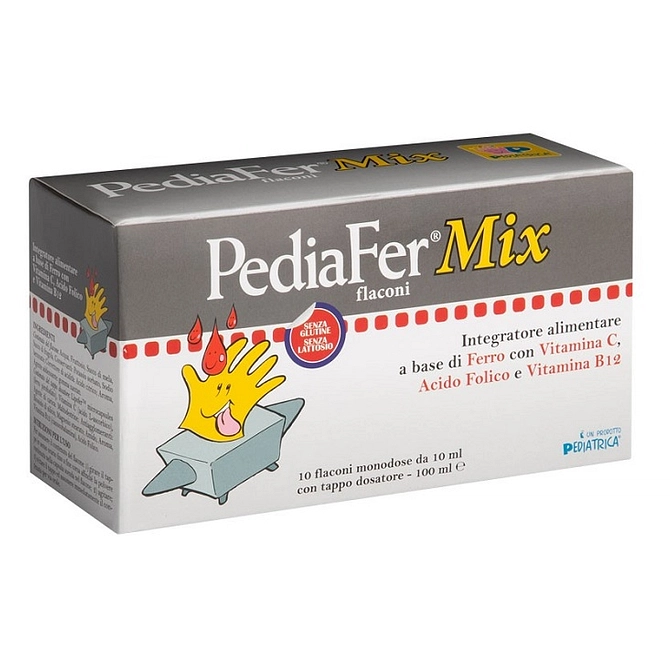 Pediafer Mix 10 Flaconi Da 10 Ml