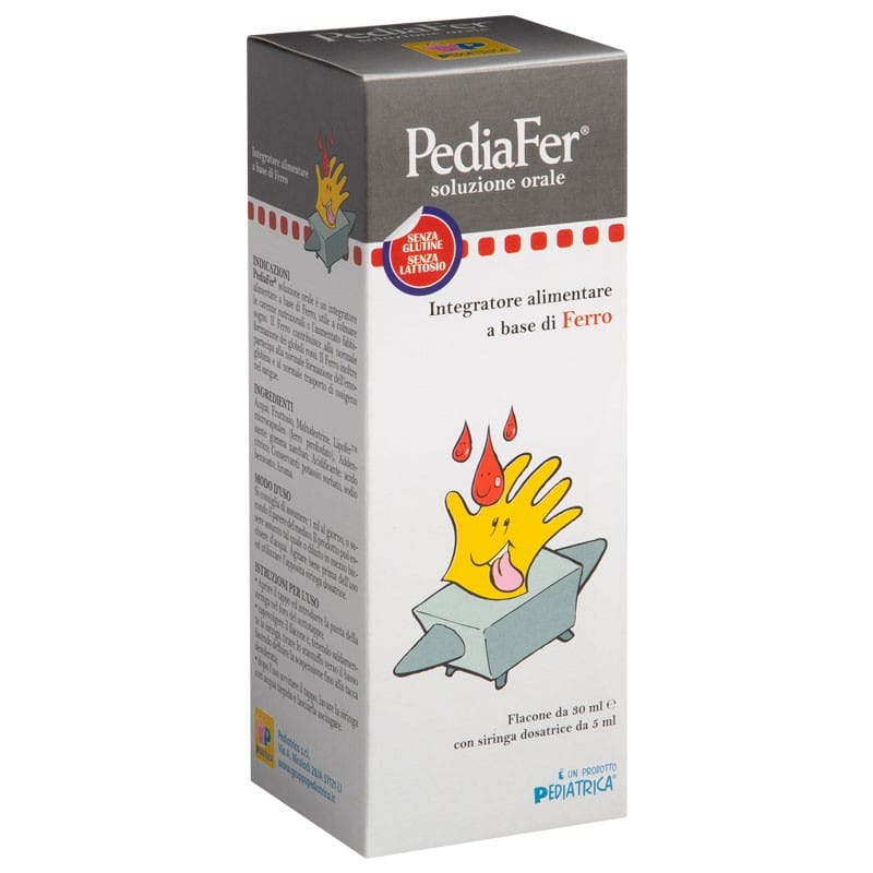 PEDIAFER SOLUZIONE ORALE 30 ML SENZA GLUTINE SENZA LATTOSIO