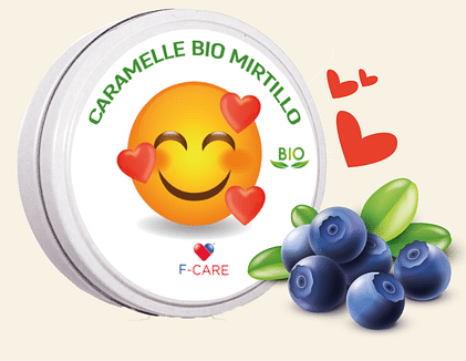 F Care Caramelle Mirtillo Bio 50 G