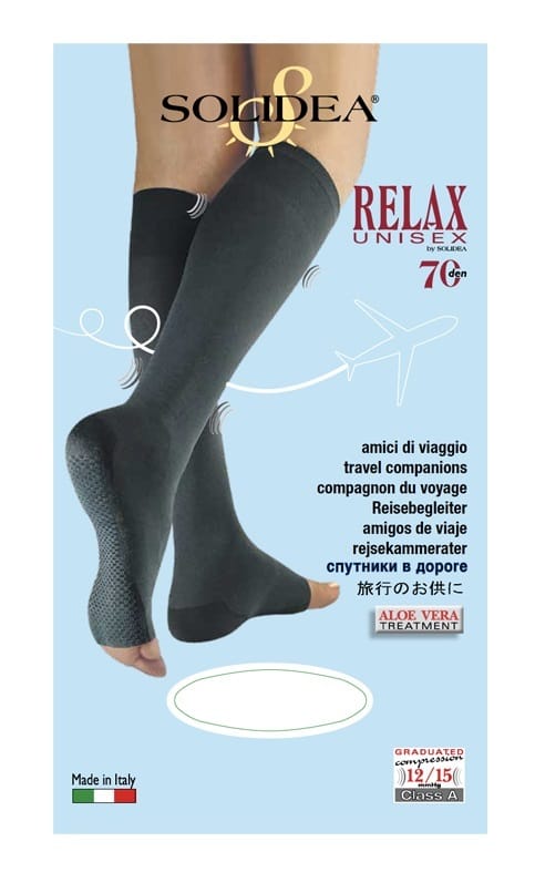 RELAX UNISEX 70 PUNTA APERTA ANTRACITE M