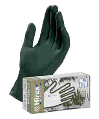 GUANTI NITRILE BLACK SENZA POLVERE S AMBIDESTRO 100 PEZZI NON STERILE