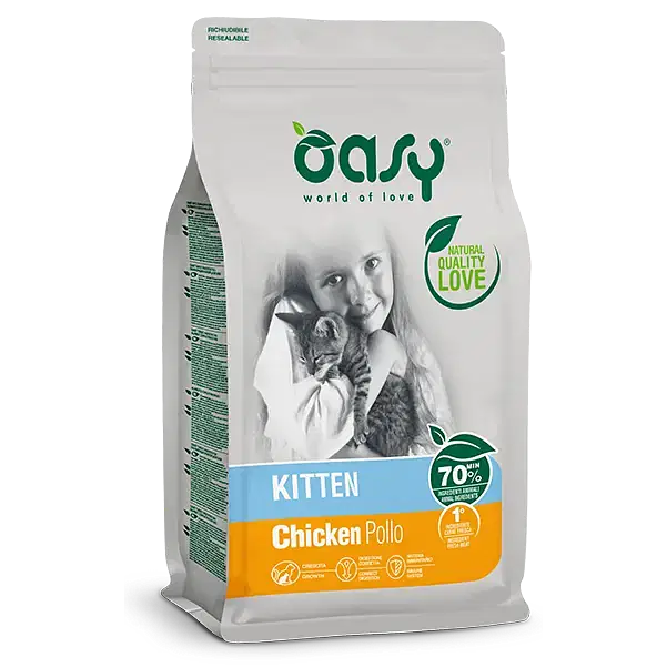 Oasy Dry Cat Kitten Chicken 1,5 Kg