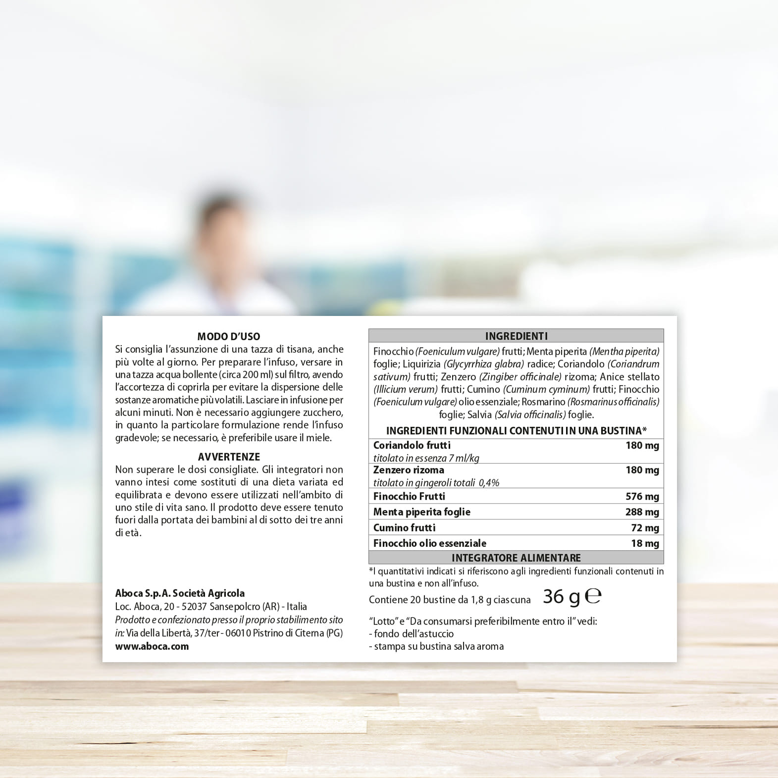 COLIGAS FAST TISANA 20 BUSTINE