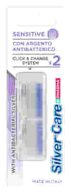 SILVERCARE PHARMA SPAZZOLINO SENSITIVE RICAMBI 2 PEZZI