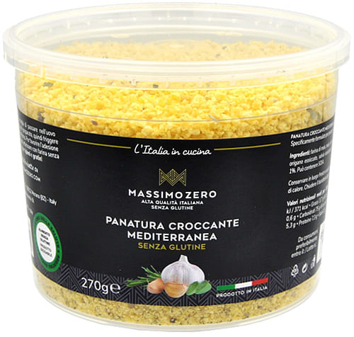 Preparato Panatura Croccante Mediterranea Senza Glutine 270 G