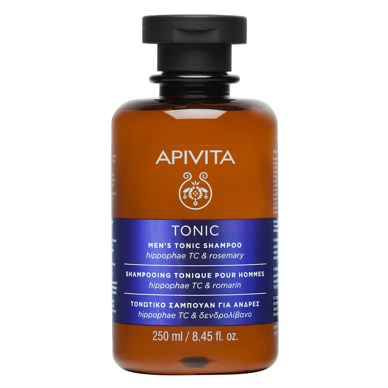 Apivita Shampoo Tonic Men Hippophae & Rosmarino 250 Ml