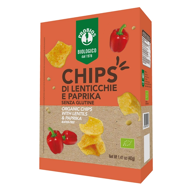 Chips Di Lenticchie E Paprika 40 G
