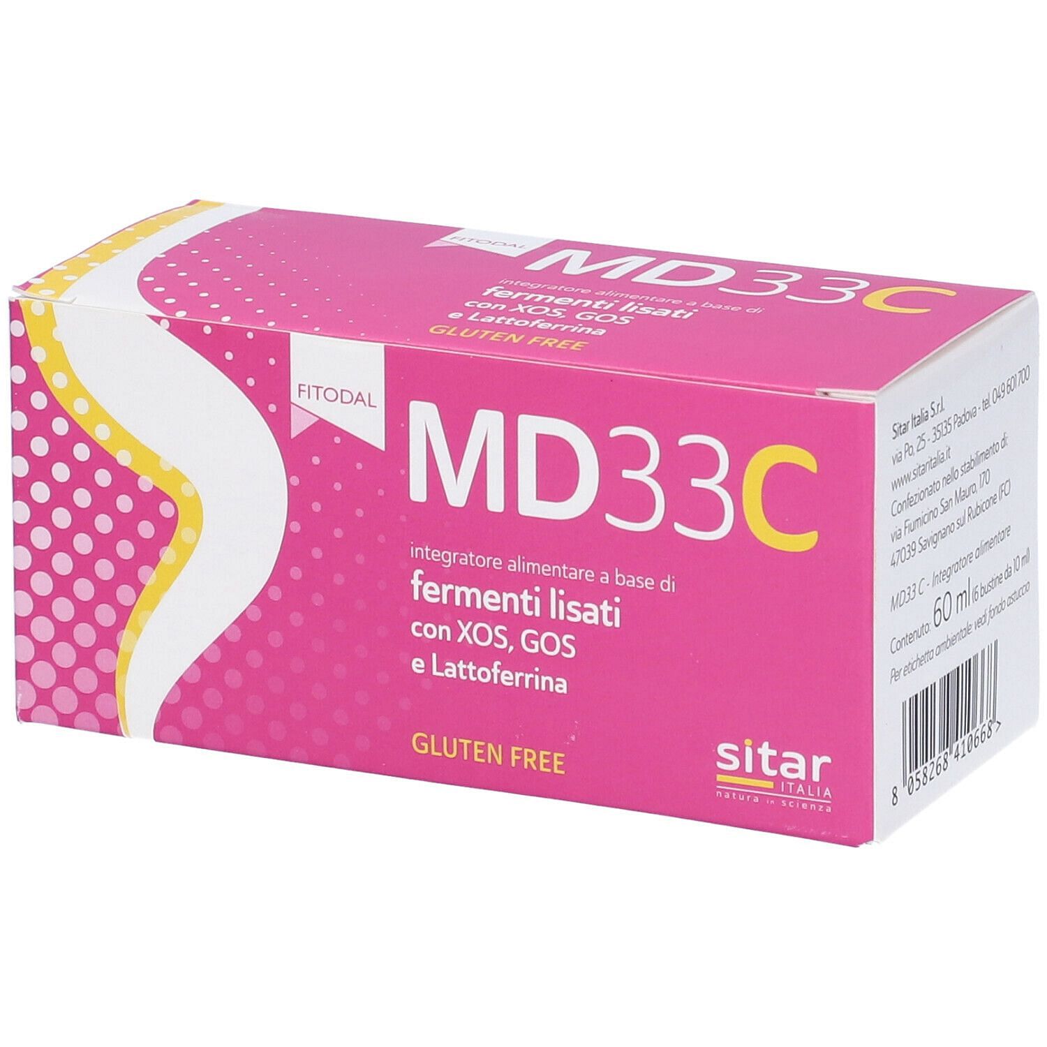 Md33 C 6 Bustine Da 10 Ml Fitodal