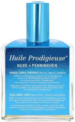 NUXE HUILE PRODIGIEUSE OLIO SECCO CONFEZIONE IN EDIZIONE LIMITATA BLU 100 ML NUXE HUILE PRODIGIEUSE OLIO SECCO CONFEZIONE IN EDIZIONE LIMITATA BLU 100 ML