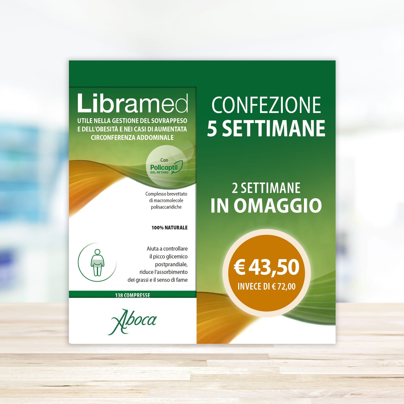 LIBRAMED TRATTAMENTO 5 SETTIMANE 138 + 84 COMPRESSE