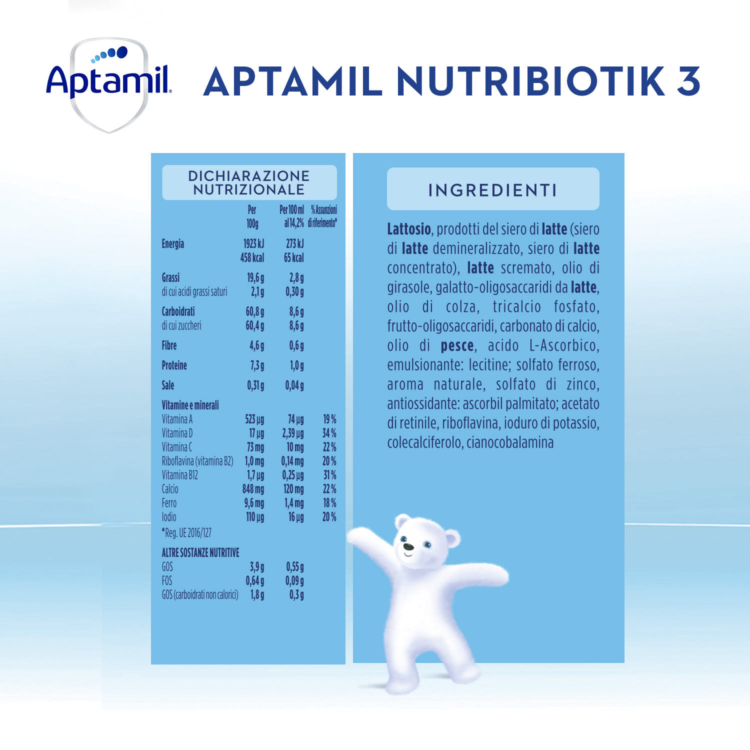 APTAMIL 3 LATTE 750 G